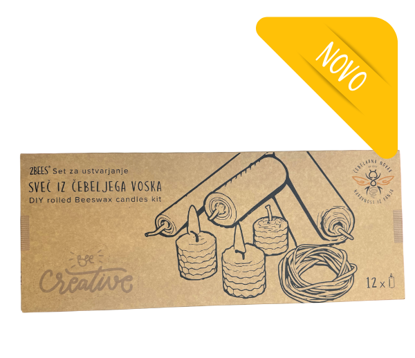 2BEES® Set za izdelavo sveč iz čebeljega voska