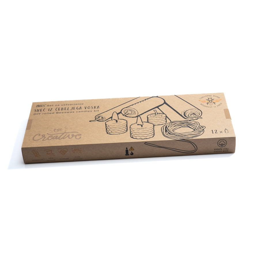 2BEES® Set za izdelavo sveč iz čebeljega voska